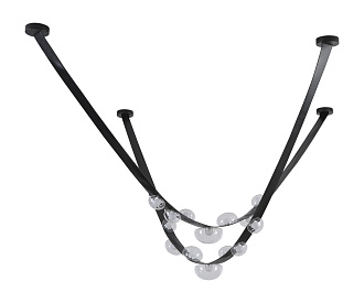 Светильник 300 см, 21W, 3000K, Kink Light 08460-300,19(21), черный