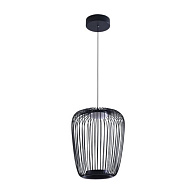 Подвесной светильник 26 см, 12W, 3000K, Arte Lamp FLARE A3528SP-12BK, черный
