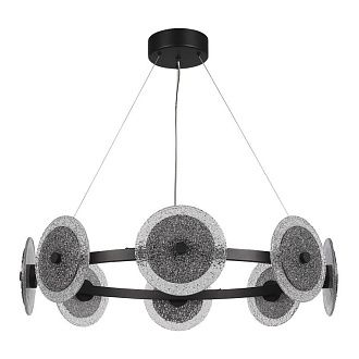 Подвесная люстра 80*150 см, 1*LED*44W, 4000K, ST-Luce Alumno SL6142.443.01, черный