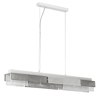 Светильник подвесной 11*86*167 см, 5*E14 Lumion DANA 8006/5A белый, никель
