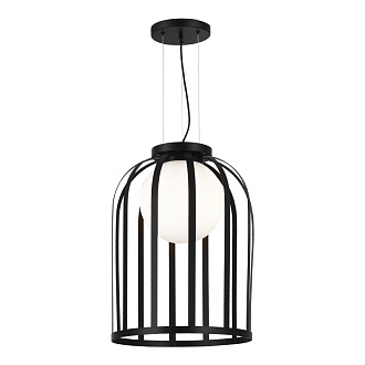 Подвесной светильник 40*200 см, E27, 60W, ST-Luce NORDIC SL6129.403.01 черный