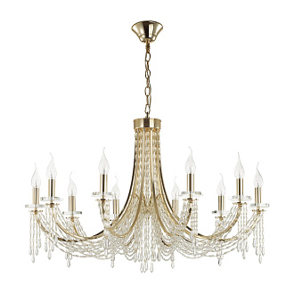Люстра 88*88*124,4 см, 10 E14*40W, Odeon Light Capel, золотой 5063/10