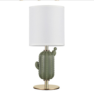 Настольная лампа *E27*1*40W Odeon Light Cactus 5425/1TA, золотой, кактус