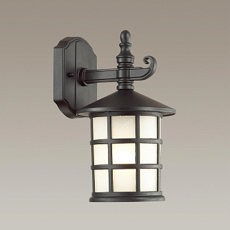 Уличный настенный светильник Odeon Light House 4042/1W черный