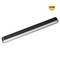 Трековый светильник для низковольтного шинопровода 33*2,5* см, LED 18W*3000 К, Novotech Shino Smal, черный, 359240