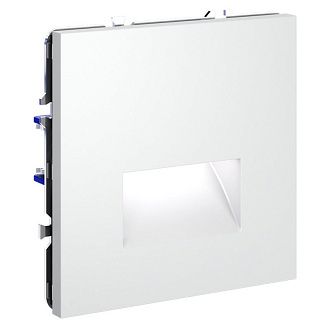 Подсветка светодиодная встраиваемая Voltum S70, белый матовый пластик Soft touch VLS070602