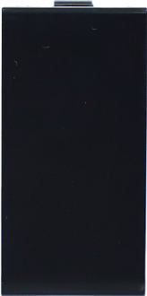 Donel Заглушка 1 мод., черн. (22.5х45мм), DF10AN