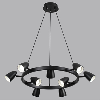 Подвесной светильник 73,5*100 см, 9*GU10 Lumion Ilmina 8237/9 черный