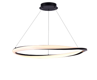 Люстра  800*1200, LED, 60W 4000K NewRgy LED 2176-DW-80 BLACK, Черный