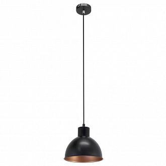 Подвесной светильник  Eglo PROMO  Vintage 49238, диаметр 21 см, черный