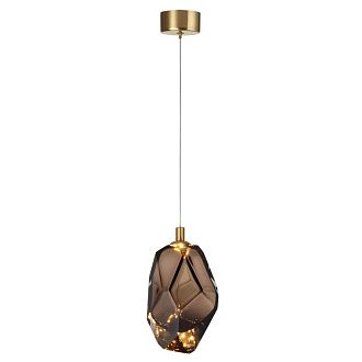 Подвесной светильник 14*21*250- см, 1*LED*4W, 3000K, Odeon Light Gemme 7112/4LA, коричневый