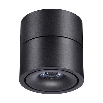 Светильник 10 см, 15W, 4000K, NovoTech OVER GRODA 358773, черный