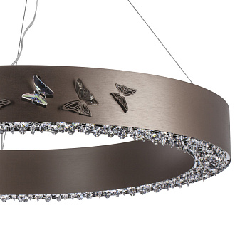 Подвесная люстра 80*150 см, LED, 78W, 3000K Lightstar Faraone 701181, бронзовый