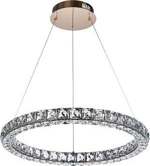 Люстра подвесная 60 см, 60W, 3000-6000K, Stilfort 4052/03/06P, золото
