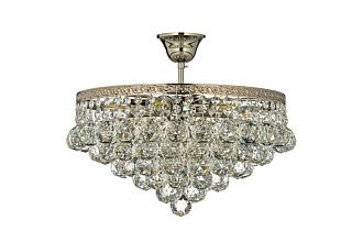 Люстра потолочная *38*32 см, 5*E27*60W, Arti Lampadari Castellana Nickel Castellana E 1.3.38.501 N, Матовый никель