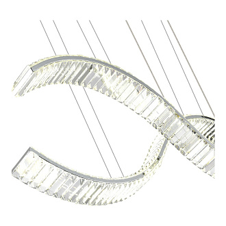 Светильник подвесной 120*18*200 см, LED*1*50W, 3000K, St Luce Aceno SL6206.103.50, Хром 