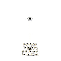 Подвесной светодиодный светильник Divinare 1609/02 SP-48, 22W, 3000К, диаметр 45 см, хром