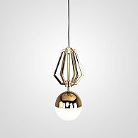 Подвесной светильник Magic Circus D17 59*24*24 см, 1*E27*60W, ImperiumLoft 133230-22, Золотистый