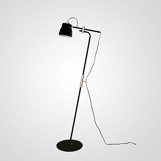 Торшер RAM FLOR Black 50*30*150 см, 1*E27*60W, ImperiumLoft RAMFLOR01, Чёрный, Золотистый, Серебристый