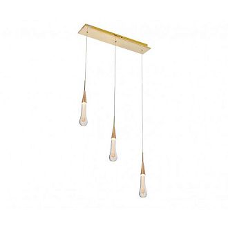 Подвесной светильник KINK Light Гутта 07861-3AS,33, 9W LED, 3000K, золото