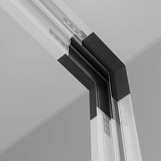 Коннектор угловой внутренний встраиваемый Maytoni Technical Magnetic track system Exility TRA034CL-42B черный IP 20