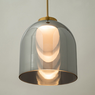 Светильник 15 см, 5W, 3000K, Freya Fume FR5399PL-L4BS1, латунь