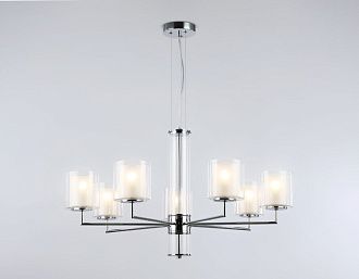 Подвесная люстра **44-126 см, 7*E14*40W, K, Ambrella Light High Light LH56003, хром