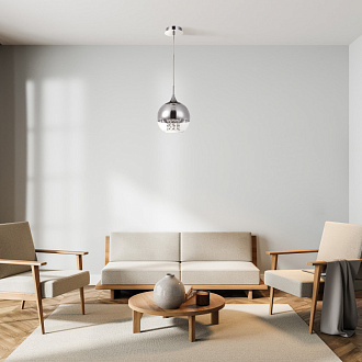 Светильник 20 см Maytoni Fermi  P140-PL-110-1-N  никель