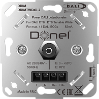 Donel серии DDIM Потенциометр Dali  10-16.5В DC, 82мА,с встроенным источником питания, роторный, DDIMTWDali-2