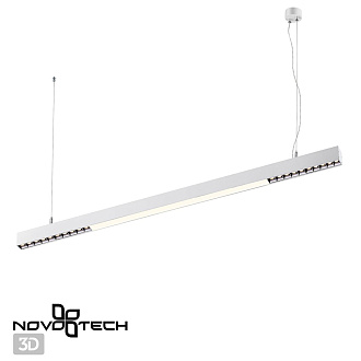 Светодиодный светильник 120 см, 40W, 4000K, Novotech Iter 358869, белый