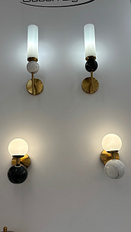 Бра 23 см, 6W, 3000K, Odeon Light Lolla 4359/6WL, латунь