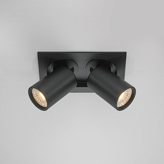 Встраиваемый светильник 15,9*9,5*9,8 см, LED*20W, 3000 К, Hidden DL045-02-10W3K-B Maytoni Downlight, Черный