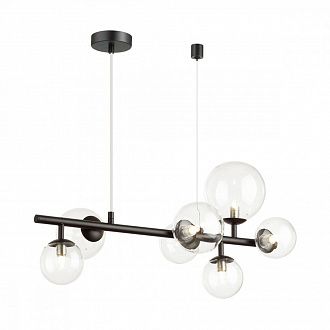 Подвесная люстра 65*120 см, G9, 15 м2 Odeon Light Tovi 4818/7, черный