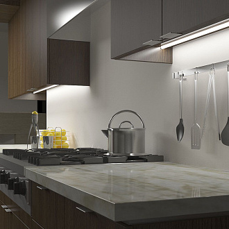 Угловой алюминиевый профиль 2000*16*16 мм для светодиодной ленты LL-2-ALP008 Elektrostandard