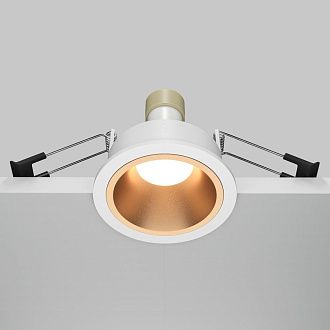 Встраиваемый светильник 7*4 см, вр 7 см, 1*GU10*10W, K, Maytoni Share DL126-GU10-WMG, Белый