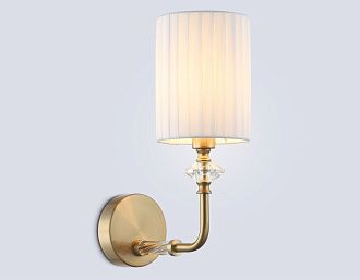 Бра с абажуром 23*12*31- см, 1*E14*40W, K, Ambrella Light High Light LH71506, латунь