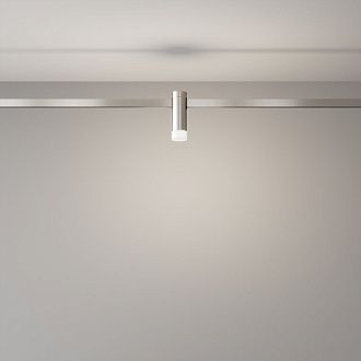 Трековый светильник  TR145-1-3W4K-W-PT **-9 см, *LED*3W, 4000K, Maytoni technical FLARITY TR145-1-3W4K-W-PT, Платина
