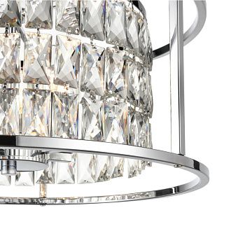 Потолочный светильник Vele Luce Debra VL3283P06, диаметр 50 см, хром