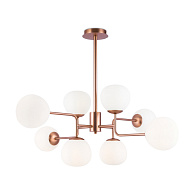 Люстра подвесная Maytoni Erich MOD221-PL-08-G, белый/золото