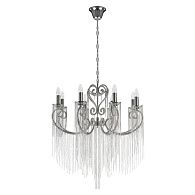 Подвесная люстра 77 см, Loft IT Wonderland 10405/8, никель
