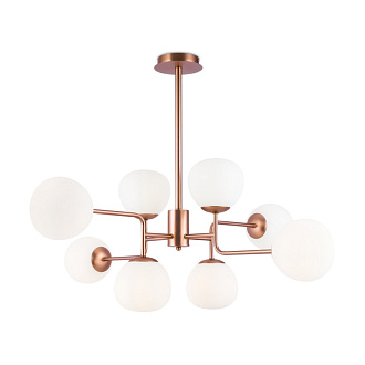 Люстра подвесная Maytoni Erich MOD221-PL-08-G, белый/золото