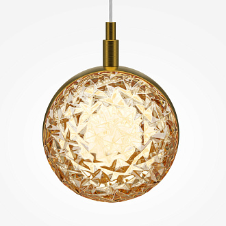 Подвесной светильник 14*13*318 см, LED, 3000К, Maytoni Mind MOD299PL-L10BS3K латунный