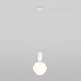 Подвесной светильник с плафоном 18 см Eurosvet Bubble 50197/1 белый