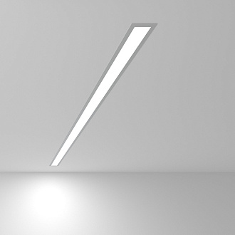 Линейный светодиодный встраиваемый светильник 128см 25Вт 6500К матовое серебро 101-300-128 Elektrostandard Pro