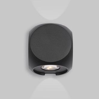 Уличный настенный светодиодный светильник Maytoni Bond Street O015WL-L4B, 4W LED, 3000K, черный