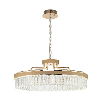 Подвесная люстра 80,5*118,5 см, 1*LED, 80W, 3000-6000К, Favourite Visconte 4304-8P латунный