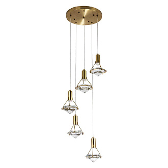 Подвесной светильник 32*32*135 см, LED 24W, 4000K, Латунь MODELUX ML.88973.5 BS