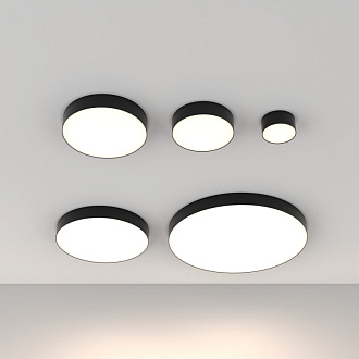 Светильник 12 см, 12W, 4000К Maytoni Ceiling & Wall C032CL-L12B4K, черный
