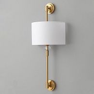 Бра 69 см, Crystal Lux VINTAGE AP2 BRASS, латунь