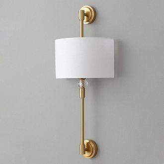 Бра 69 см, Crystal Lux VINTAGE AP2 BRASS, латунь